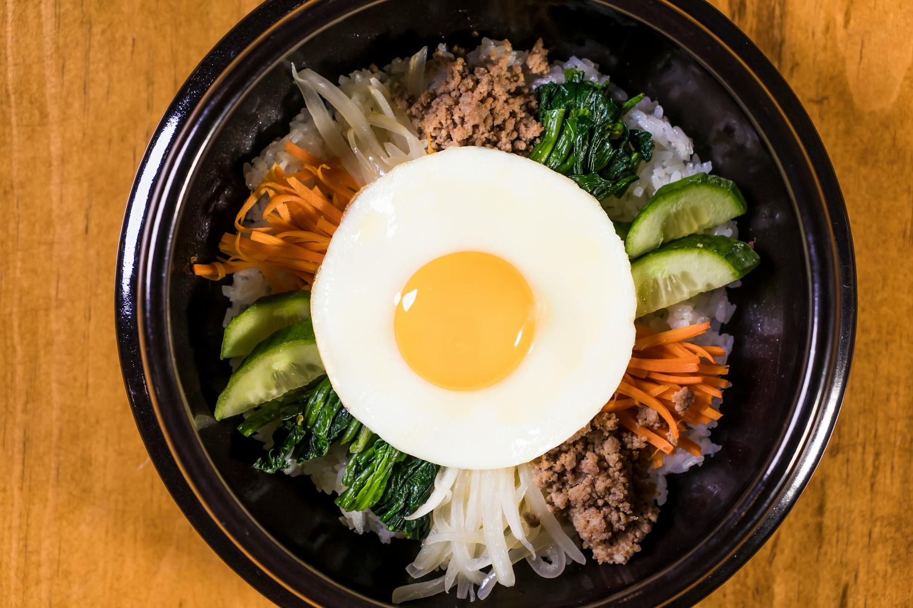 Bibimbap — colorful mixed rice dish in Seoul food guide