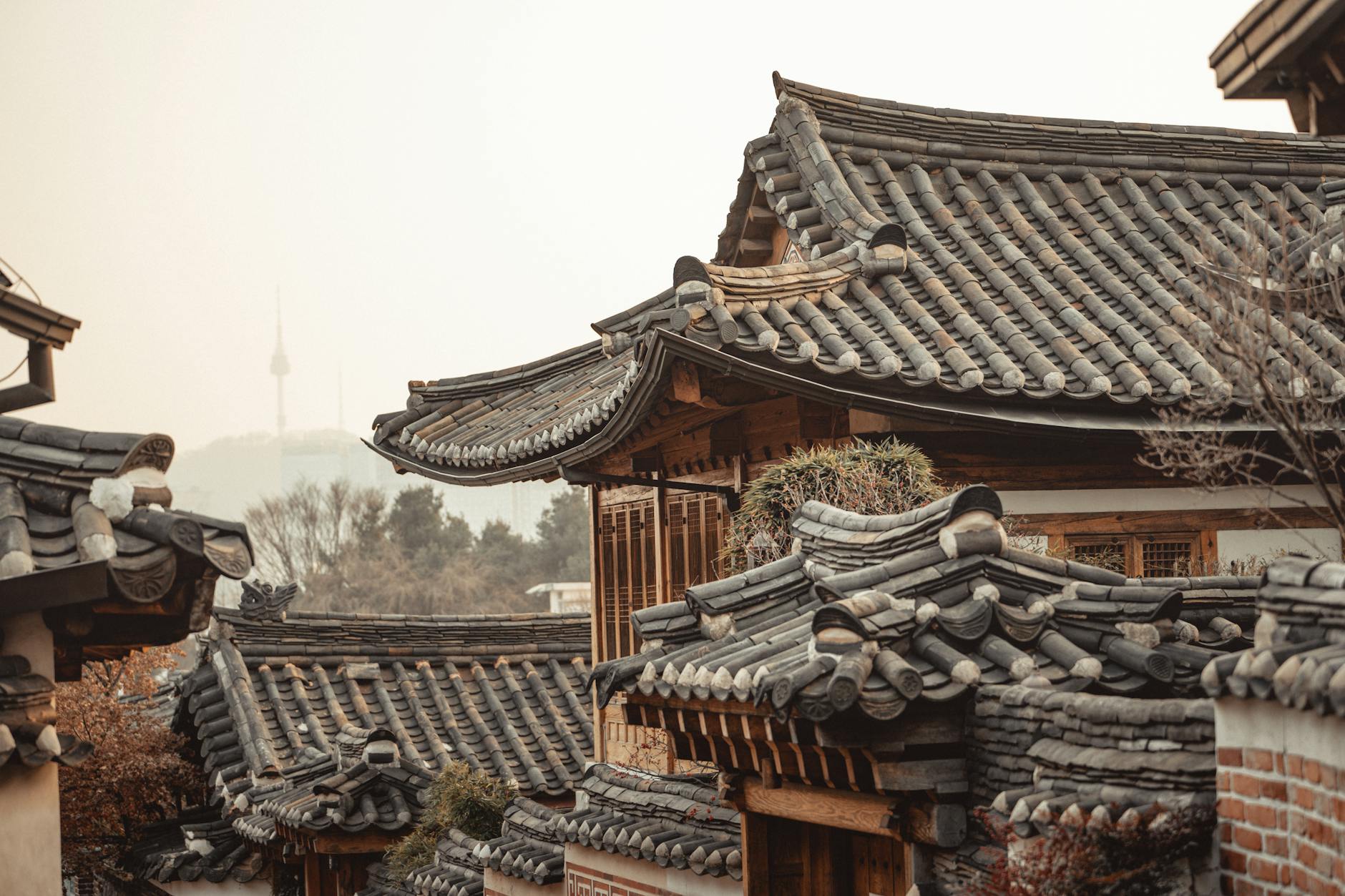 Traditional Bukchon Hanok Village in Seoul free to explore and photograph