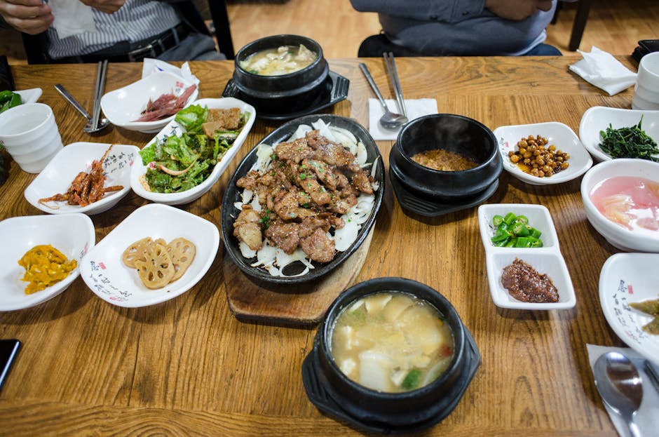 Korean hanjeongsik banquet style fine dining at a Seoul Michelin restaurant