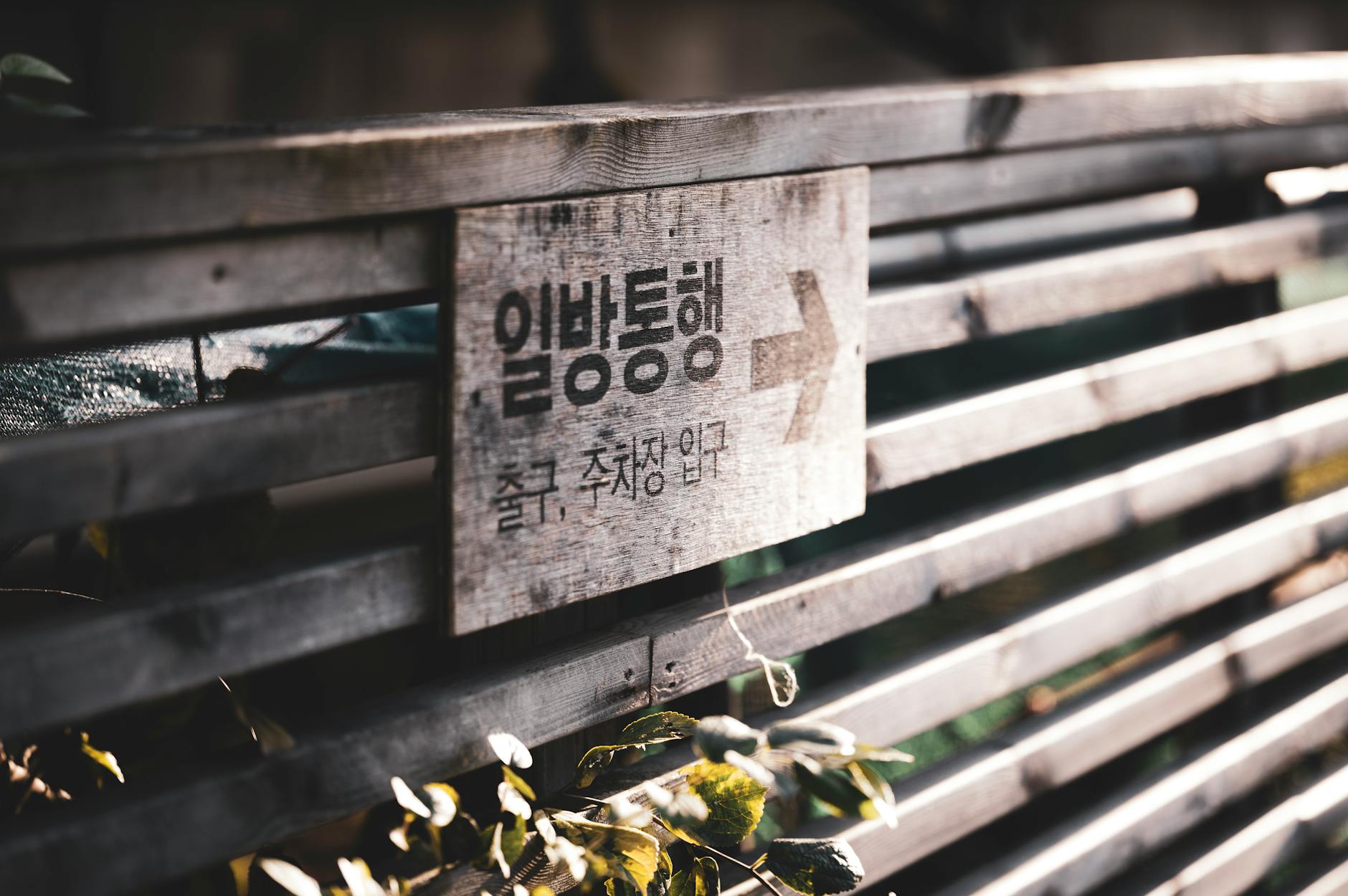 Korean Hangeul language signs in Seoul - language tips for first time visitors