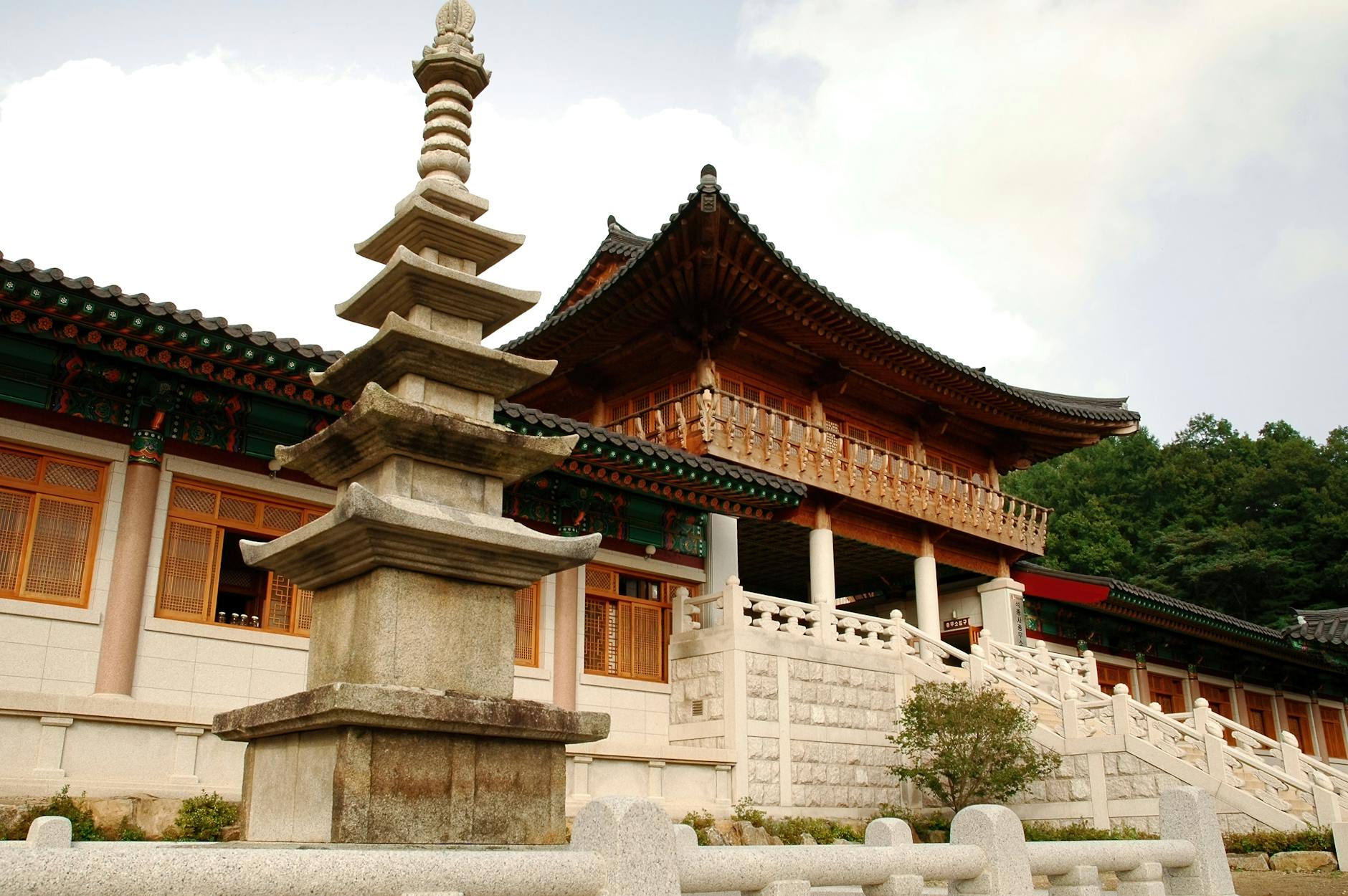 Removing shoes at Korean temple entrance - important cultural etiquette tip for Seoul visitors