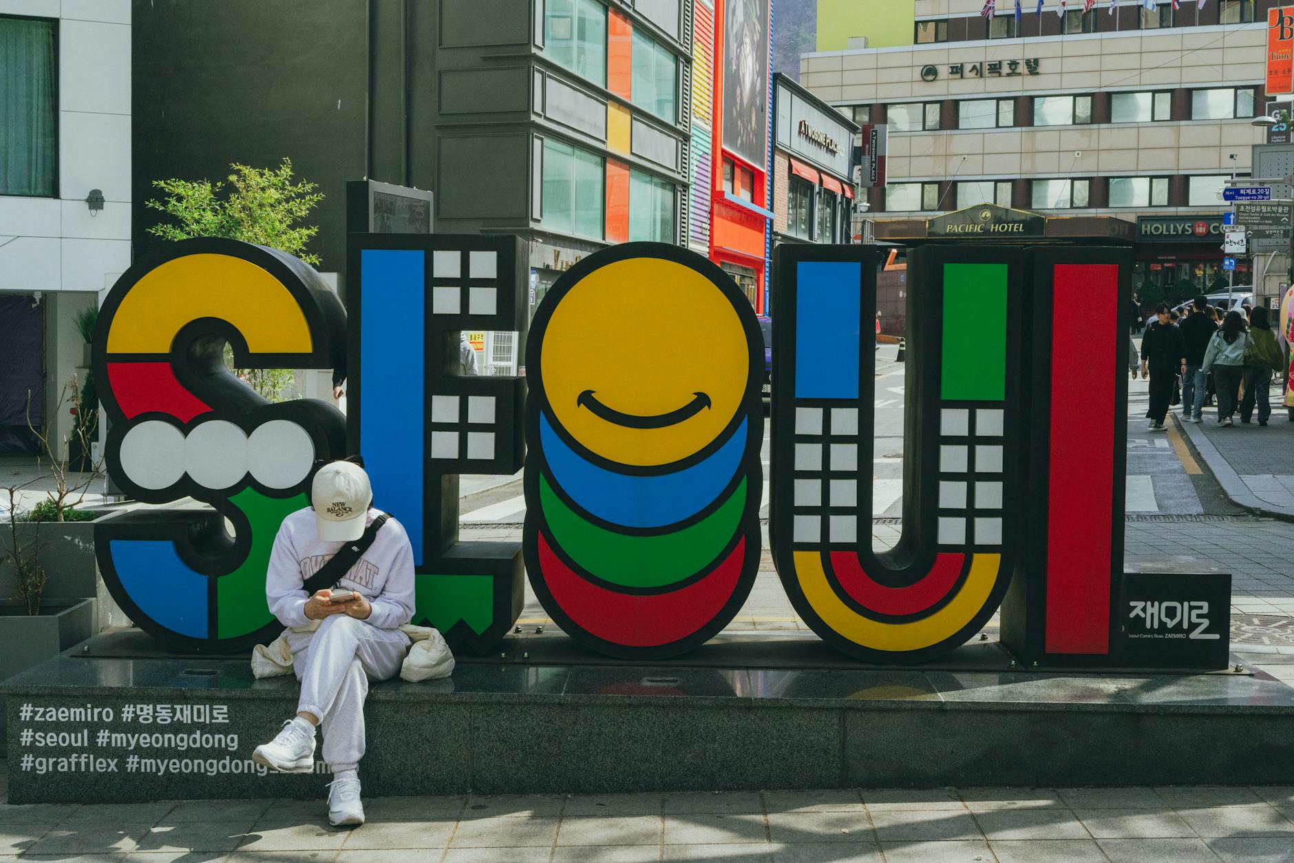 Myeongdong — best area to stay in Seoul for first-timers