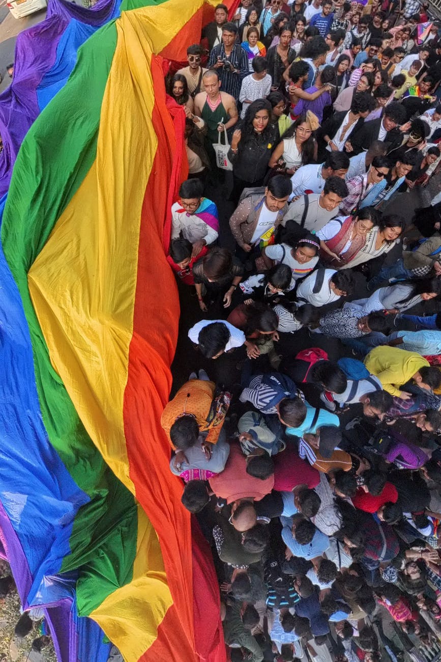 Rainbow flag representing LGBTQ travel and inclusive tourism in Seoul