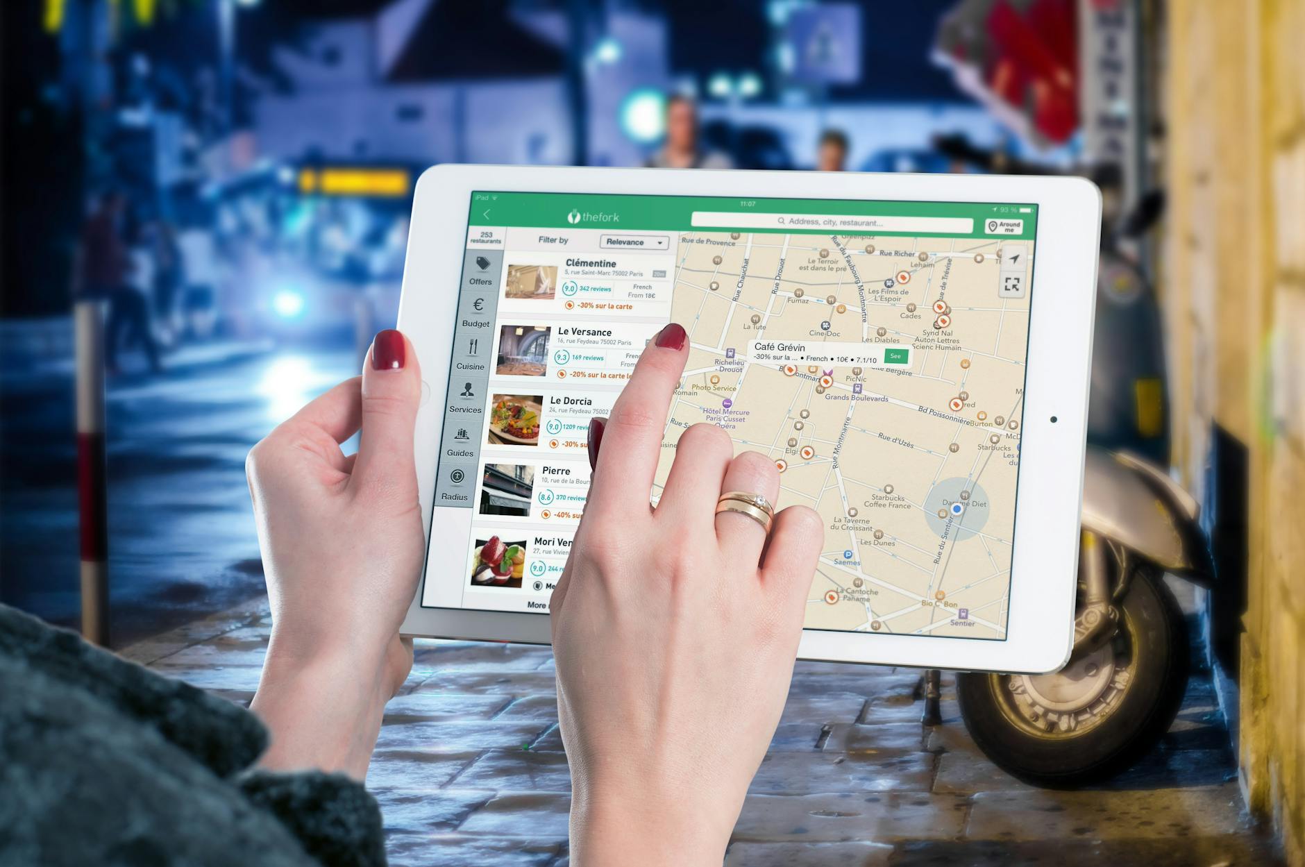 Smartphone navigation using Naver Map the essential map app for traveling in Seoul