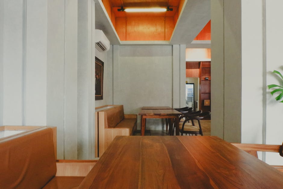Minimal cafe interior Seoul specialty coffee design