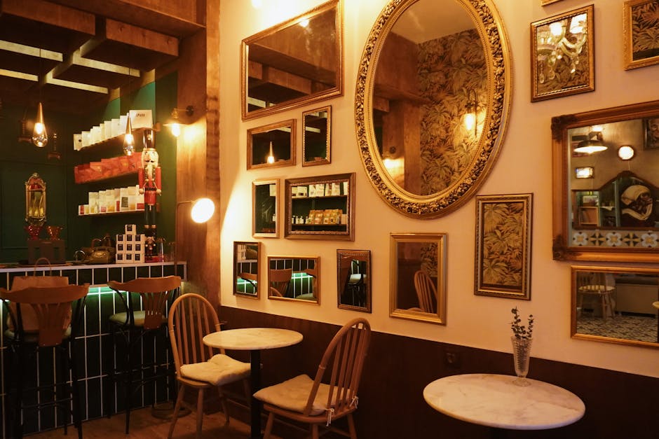 Instagram cafe interior Seoul aesthetic themed coffee