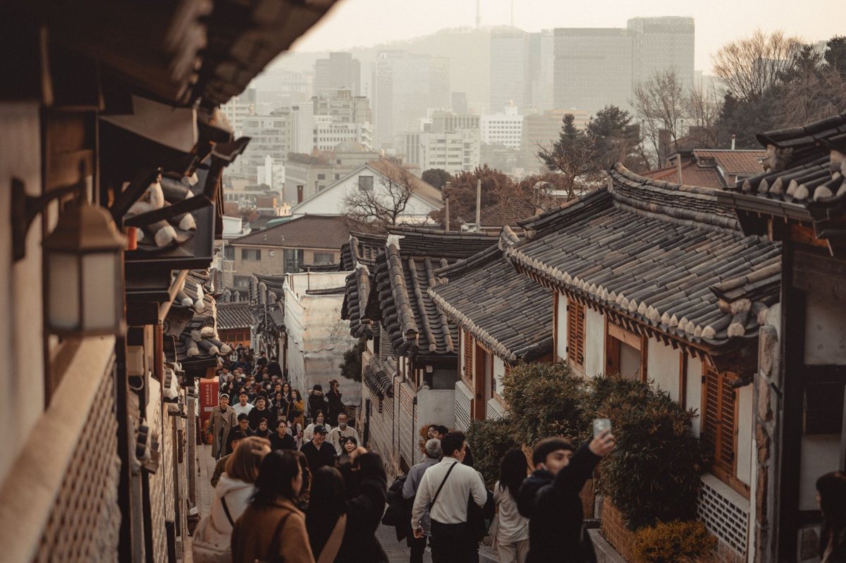 Bukchon Hanok Village, a K-drama filming location in Seoul