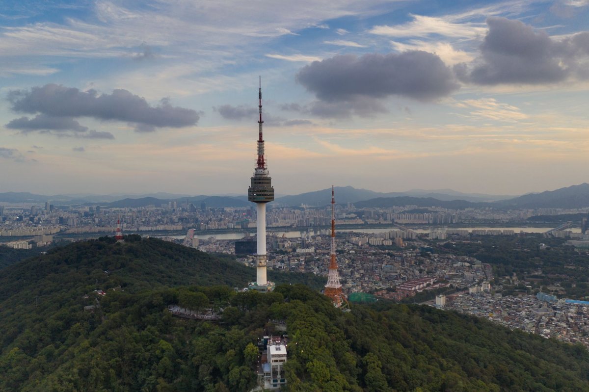 Free city views from Namsan in Seoul