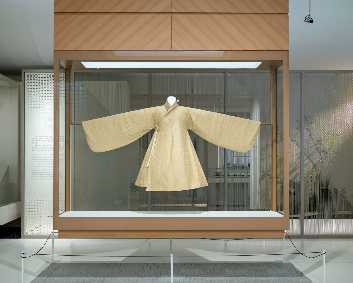 Traditional Korean art on display in a Seoul museum
