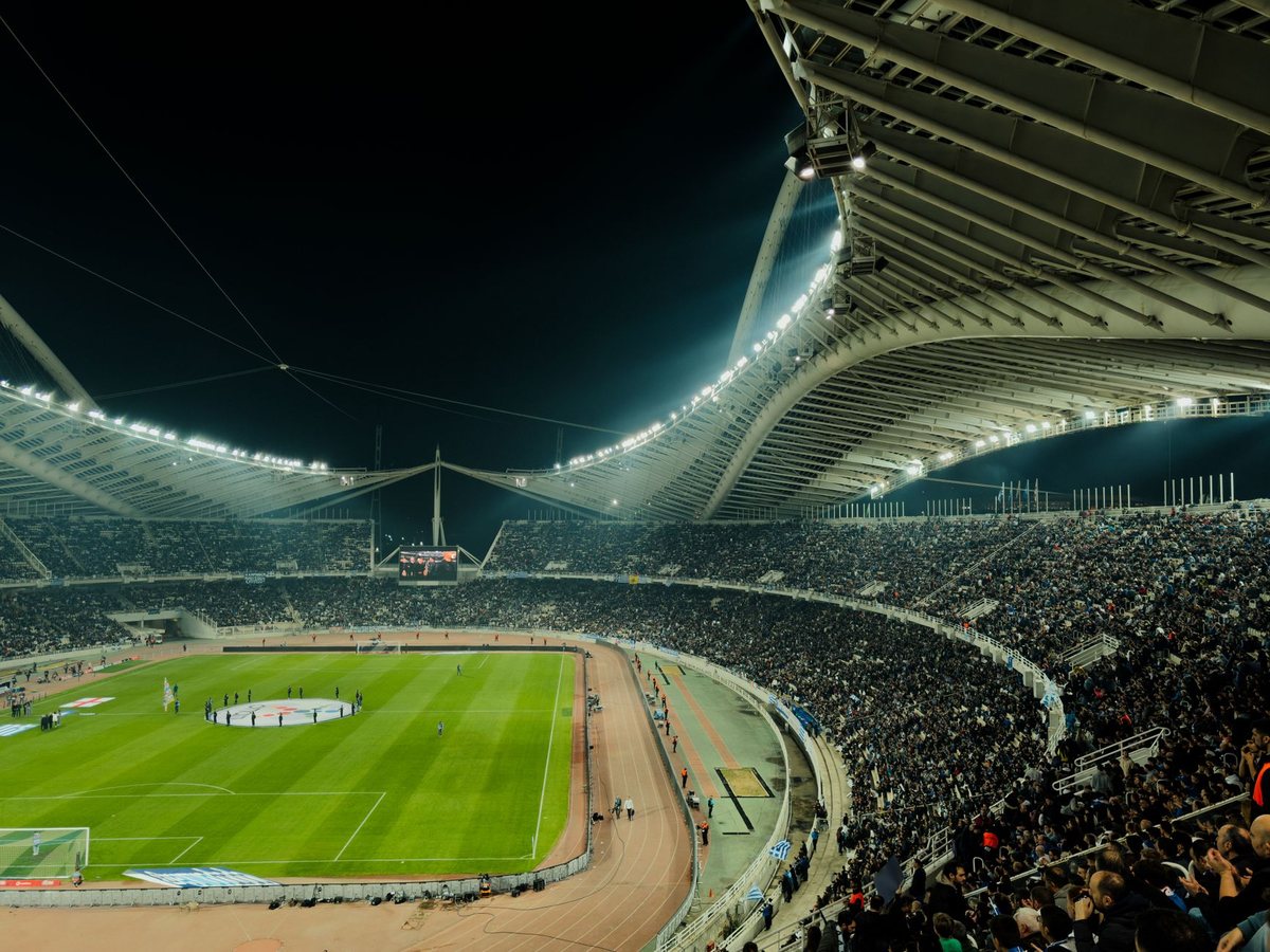 Outdoor stadium lit up for a K-pop concert in Seoul